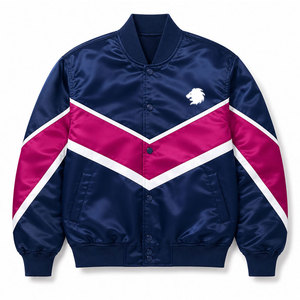 Chaqueta Varsity de Satén Ecológica en Oferta, Hecha con el Mejor Material, Diseño Superior, Chaqueta Varsity de Invierno de Satén - Product Image 1