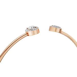 Brazalete de Oro para Mujer con 26 Diamantes Cultivados en Laboratorio HIPHOPSTAR, Diseño Elegante y Moderno - Product Image 3