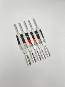 Pousse-cuticules double embout en acier inoxydable de haute qualité, jetable, pour manucure, éliminateur de peaux mortes - Product Image 5
