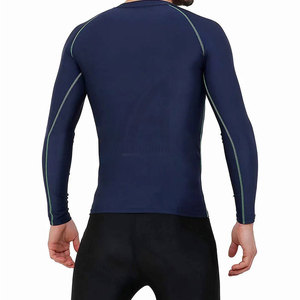 Camiseta de Compresión para Hombre, Secado Rápido, para Gimnasio y Fitness, Camiseta Deportiva Ajustada, Nuevo Estilo Americano - Product Image 2