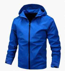 <b>Men</b> 100% Polyester Canvas Windbreaker <b>Jacket</b> 2026 Waterproof Hooded Front Logo Thick WinterWindbreaker <b>Jacket</b> - Product Image 3