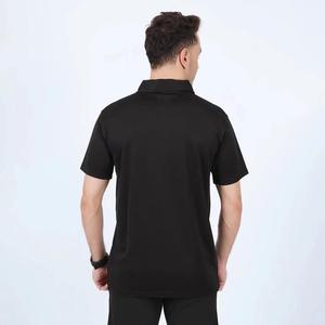 Polo de color sólido para hombre, talla grande, transpirable, para verano. - Product Image 3
