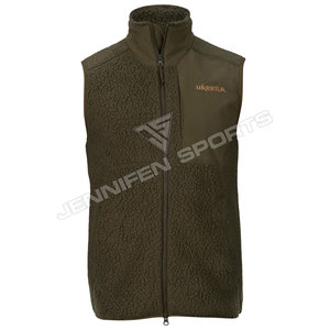 Outdoor Hunting 100% Micro Fleece Fabric Harkila Hunting Vest With Zipper Closing Gilet With Multi Pockets Travel Vest - Product Image 1
