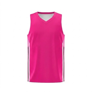 Camiseta de baloncesto personalizada con cuello en V, sin mangas, transpirable, de malla, unisex, para adultos, que absorbe la humedad, de secado rápido, ropa deportiva, corte regular. - Product Image 2