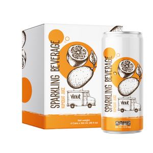 Zumo espumoso Kumquat, OEM, ODM, fabricante de bebidas de marca privada, formulación personalizada, fábrica de Vietnam, lata de aluminio de 355ml, 24 por caja - Product Image 1