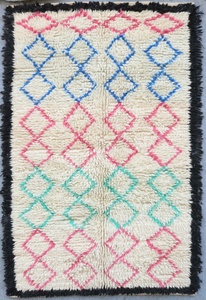 Alfombra bereber marroquí Alfombra de lana Alfombra hecha a mano Alfombras marroquíes bereber - Product Image 2