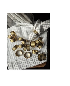 Anillo para Servilletas de Metal Decorativo Pulido a Mano que Realza la Presentación de la Mesa de Comedor Moderna - Product Image 4