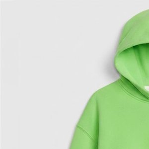 Novedades, Sudadera con Capucha para Mujer con Logotipo Personalizado, Color Sólido, Manga Larga, Corte Recortado, Ropa Casual de Otoño, 100% Algodón Felpa - Product Image 6