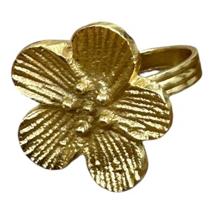 Anneaux de serviette en aluminium nickelé couleur feuille vintage, écologiques, pour la décoration de table de mariage (vente en gros) - Product Image 3