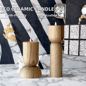 Portavelas de Madera Hecho a Mano, Pulido, Ecológico, Estilo Indio, Clásico, Decoración Navideña, Regalos para Ferias Comerciales - Product Image 3