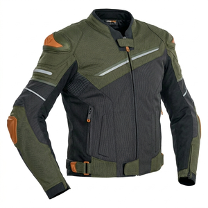 Mens Cordura Motorcycle Riding <b>Jacket</b> Breathable Protective Mesh <b>Biker</b> <b>Jacket</b> Windproof Racing Motorbike <b>Jacket</b> With Armor Pads - Product Image 3