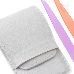 Pinzas Profesionales para Pestañas con Punta Inclinada de Acero Inoxidable, Ecológicas, con Mango Cómodo, Diseño Reutilizable y Estilo de Lujo - Product Image 3