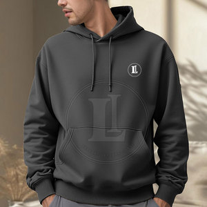 Nuevo Diseño de Sudaderas con Capucha Extra Grandes de Manga Larga para Hombre, Casuales de Invierno, 100% Algodón, Transpirables, Precio al por Mayor - Product Image 3