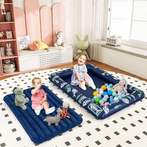Letto da Viaggio Gonfiabile per Bambini con Pompa Elettrica e Sponde Rialzate, Accessori per Pilates - Product Image 3