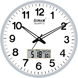Hot Sale SQ SEZ Sweep <b>Clock</b> With Easy To Read Non Ticking Design Perfect For Bedroom Kitchen Available In Bulk Quantity - Product Image 1