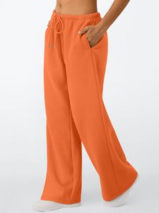 Pantalon de survêtement ample en molleton pour femme, coupe décontractée, design personnalisé, style streetwear oversize, en vente - Product Image 4