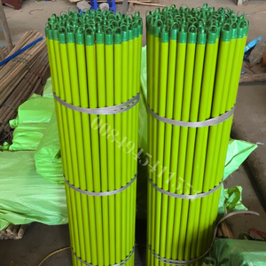 ไม้กวาดไม้ ด้ามไม้เคลือบพีวีซีสีแดง ด้ามไม้กวาดเคลือบด้ายอิตาลี คุณภาพสูง เป็นมิตรกับสิ่งแวดล้อม - Product Image 5