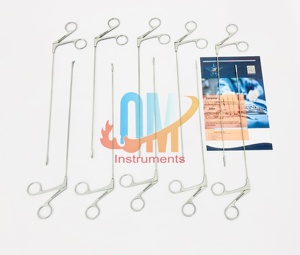 Kit de laryngoscope sur pied, micro-chirurgie laryngée, instruments ORL, ensemble d'endoscopie, acier inoxydable de qualité médicale, certifié ISO/CE - Product Image 5
