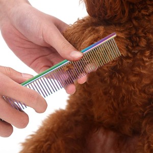 Btech Enterprises BE-1000 Kit de Toilettage Professionnel pour Chiens et Chats 7 Pouces – Peignes et Ciseaux Droits/Courbes, Ciseaux à Effiler CE - Product Image 5