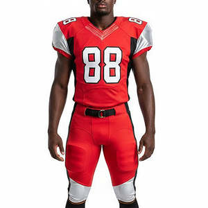 Nouveauté : Vêtements d'entraînement et de sport en gros, sur mesure, à manches courtes, anti-transpiration, pour homme, uniforme de football américain - Product Image 5