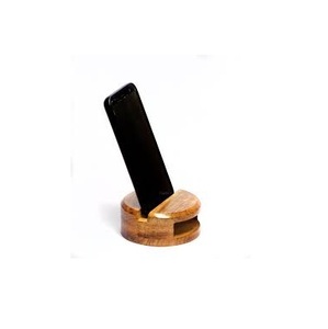 Natural Wooden Mobile Phone Stand At Cheep Price 100% High Quality Office Table Desk Mobile Phone Wood Stand Customized Handmade - Product Image 6