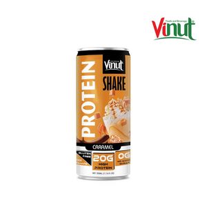 Café glacé au chocolat VINUT 330 ml (20 g de protéines, sans gluten, sans sucre ajouté) OEM/ODM, marque privée, échantillon gratuit - Product Image 1