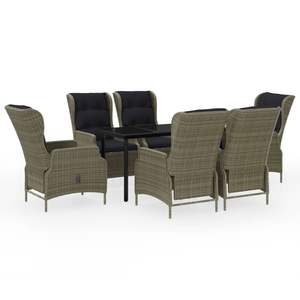 Conjunto de Comedor para Jardín en Color Marrón y Negro - Product Image 2