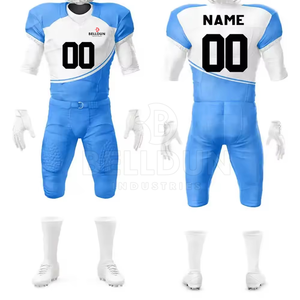 Cheap Price American Football Uniform Best Selling Soft Fabric Custom Design American Football Uniform For Online Sale - Product Image 6