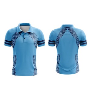 Ventes chaudes - Hauts de golf pour hommes - Polo personnalisé - 100% polyester - Nouveau style - Séchage rapide - Impression sublimée - Vêtements de sport - Product Image 4