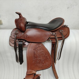 อานม้าทรงกลมแบบสบายสำหรับขี่ม้าแบบ Endurance Riding รุ่น Pleasure Trail - สี: น้ำตาล อานม้าคุณภาพพรีเมียมจากอินเดีย - Product Image 5