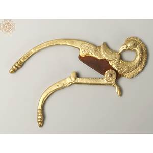 Cortador de tuercas de latón de 7 pulgadas hecho en India con diseño de loro para decoración del hogar - Product Image 4