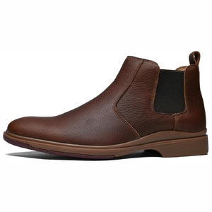Zapatos Oxford de Cuero para Hombre, con Cordones, Diseño a Cuadros, Punta en Pico, para Novio, Boda, Antideslizantes, Ligeros, con Aumento de Altura - Product Image 6