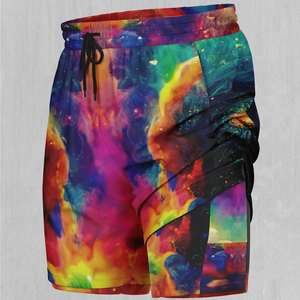 High Quality All Over Sublimation Print Polyester Gym Workout Men Training Mesh <b>Shorts</b> With Pocket Streetwear <b>Quick</b> <b>Dry</b> - Product Image 4