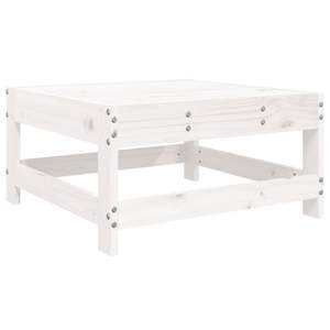 Reposapiés Modular de Madera de Pino Macizo Blanco para Jardín, Construcción de Contrachapado Sólido para Sillas de Jardín - Product Image 5