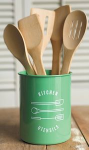 Traditional Style <b>Metal</b> Cutlery Holder <b>For</b> Classic Kitchen Decor Blending Art And Functional Organization - Product Image 5