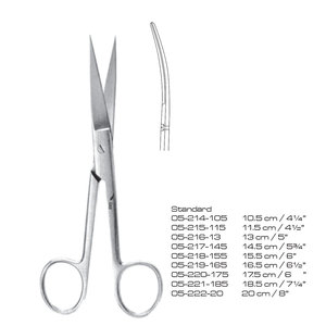 กรรไกรผ่าตัดแบบมืออาชีพ IAA SURGICAL INSTRUMENTS รุ่น IAA-SS-39 ผลิตจากสแตนเลส รับประกัน 1 ปี ได้รับมาตรฐาน CE - Product Image 5