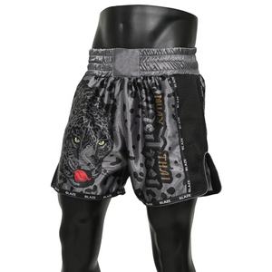 Shorts de Entrenamiento de Lucha Unisex Ligeros para Muay Thai, MMA y Boxeo, con Logotipo Personalizado al por Mayor, 100% Poliéster, Color Personalizado - Product Image 1