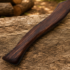 Hacha Vikinga Valhalla Hecha a Mano, Diseño Vikingo, Hoja de Acero con Alto Contenido de Carbono, 18 Pulgadas de Longitud Total, Mango de Madera, Funda de Cuero - Product Image 3