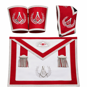 มาสเตอร์เมสันบลูลอดจ์แคนาดาระเบียบผ้ากันเปื้อน-สีฟ้ากับดอกกุหลาบ - Product Image 1