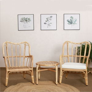 Silla de ratán tejida a mano para descanso, ideal para hoteles y cafeterías. Fabricante OEM de Vietnam. - Product Image 4