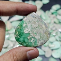 Lot de cabochons en variscite naturelle, lot de pierres précieuses en variscite d'Utah pour la création, taille libre, vente en gros de pierres précieuses