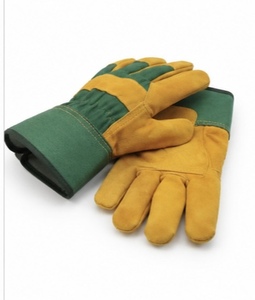 Gants MUBASHAR PRO GRIP en cuir international antidérapants, résistants à la chaleur, durables, respirants, avec manchette renforcée, personnalisables - Product Image 1