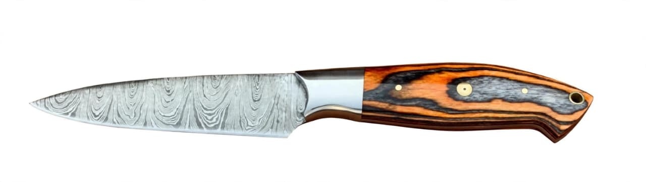 Madera a Rayas Naranja y Negra