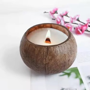Bol en coquille de noix de coco naturelle, écologique, pour salade de fruits, nouilles, riz, décoration artisanale, bougies, bols sculptés - Product Image 1
