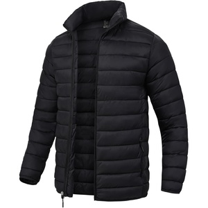 Veste coupe-vent en coton pakistanais pour homme, grande taille, pour l'extérieur/le quotidien/le streetwear, avec fermeture éclair, vêtements chauds et coupe-vent pour le fitness - Product Image 1