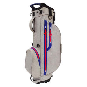 Sac de golf pliable léger en cuir PU imperméable avec broderie personnalisée du logo d'usine pour hommes et femmes sportifs - Product Image 2