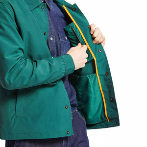Chaqueta Deportiva para Hombre con Múltiples Bolsillos, Cuello Alto, Logotipo Frontal Personalizable, Alta Calidad, Impermeable, Resistente al Viento y Transpirable - Product Image 5