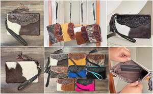 Cartera de mano multifuncional de gran capacidad con logotipo personalizado para mujer - Product Image 3