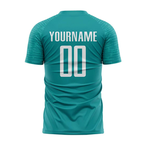 Maillot de football respirant à manches courtes en polyester 100 % personnalisable, prix de gros raisonnable, vêtements de sport de haute qualité - Product Image 3