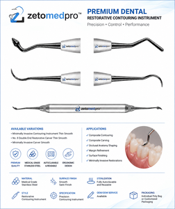 Premium Dental Diagnostic <b>Probe</b> Stainless Steel OEM Zetomed Pro - Product Image 6